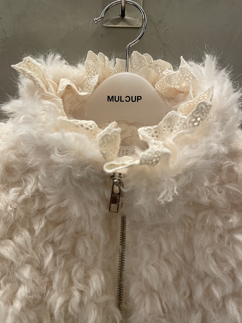 MULCUP東大門㊣實拍女裝新款推薦25秋冬休閑人氣職業夾克皮草MULCUP夾克