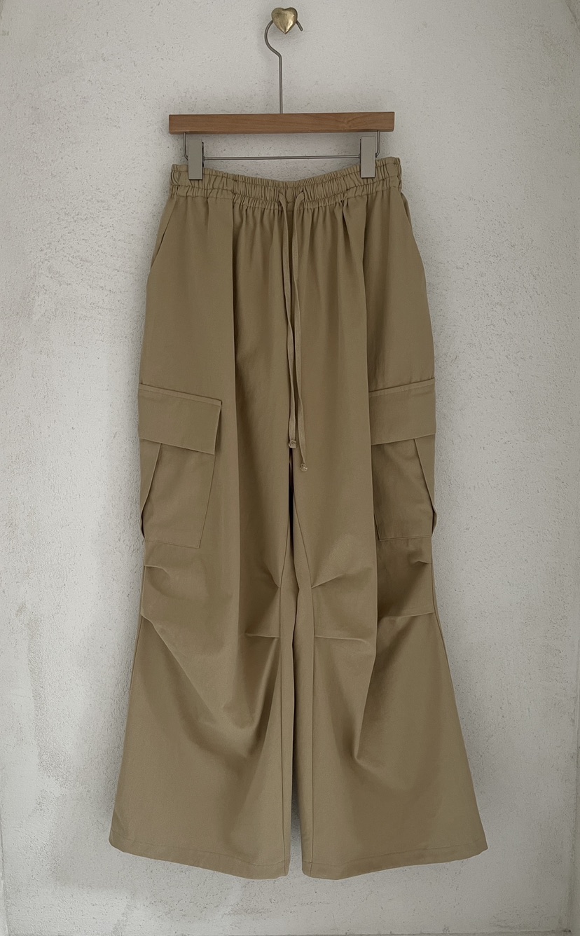 MINIQUEENS東大門㊣代購女裝新品人氣休閑熱賣休閑褲口袋棉質MINIQUEENS休閑褲圖色1