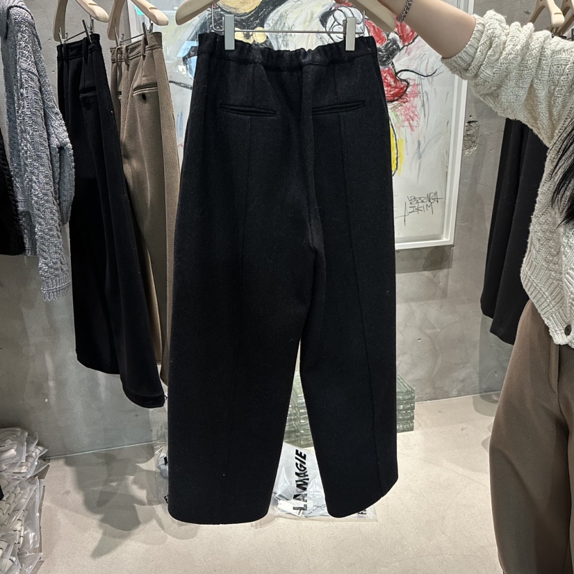 LAMAGIEPIE韓國代購㊣女士新品職業熱賣休閑推薦25秋冬休閑褲LAMAGIE GREY休閑褲