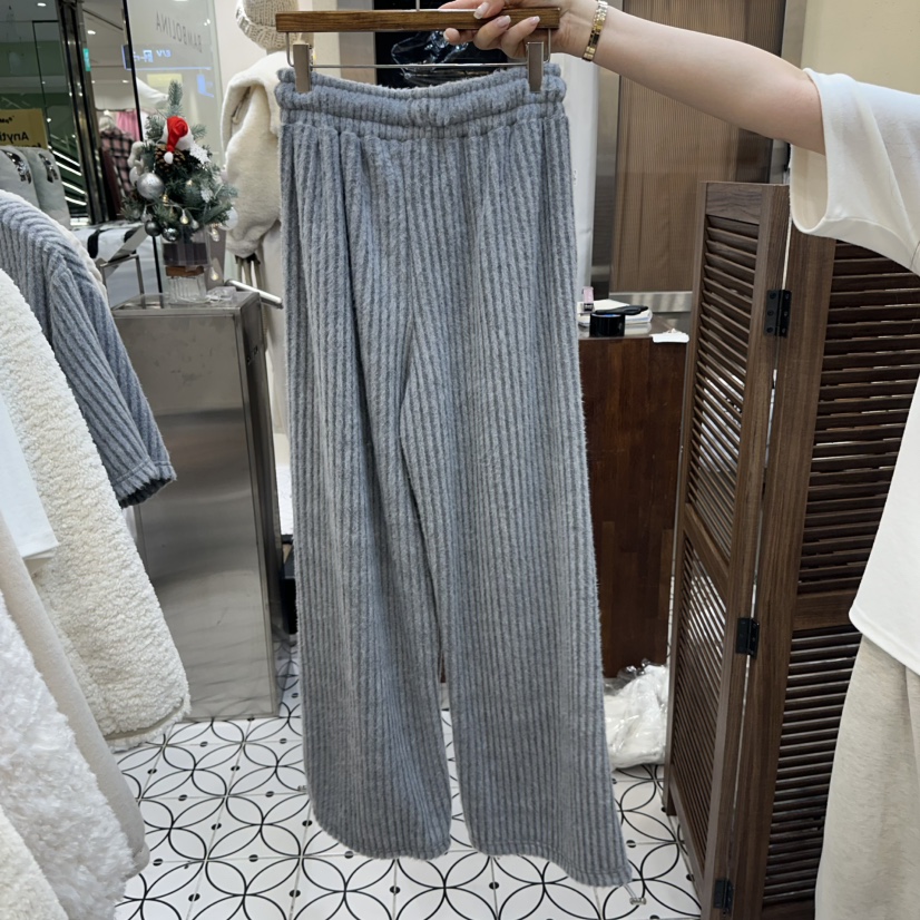 BAMBOLINA韓國代購㊣女士新款熱賣職業25秋冬推薦時尚休閑褲BAMBOLINA休閑褲