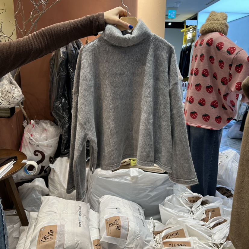 MIENNE東大門㊣實拍女裝新品25秋冬人氣熱賣推薦職業長袖T恤MIENNE長袖T恤