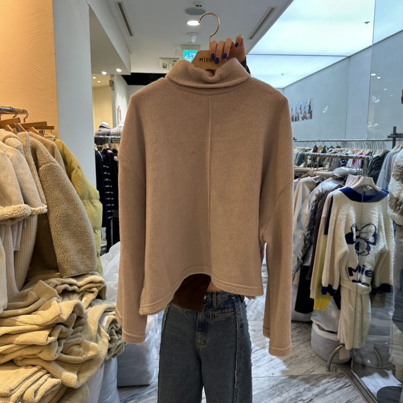 MIENNE東大門㊣實拍女裝新品25秋冬人氣熱賣推薦職業長袖T恤MIENNE長袖T恤圖色3