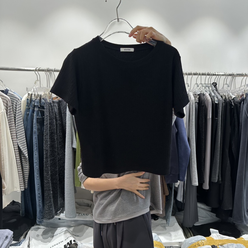 STORIES東大門㊣直郵女士新品25秋冬推薦時尚職業人氣熱賣T恤STORIEST恤圖色3