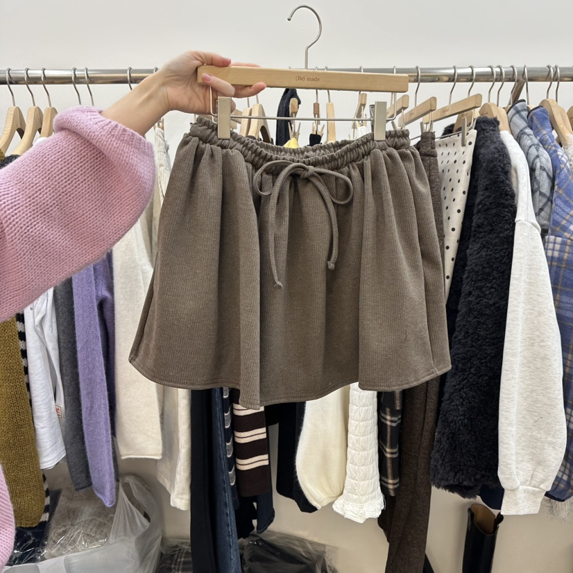 DELIGHT-L韓國直郵㊣女裝新品25秋冬休閑熱賣職業裙褲腰帶DELIGHT-L裙褲圖色1