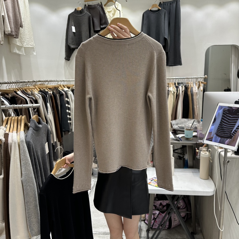 G.I-L韓國代購㊣女裝新品熱賣職業休閑25秋冬時尚推薦針織衫G.I-L針織衫