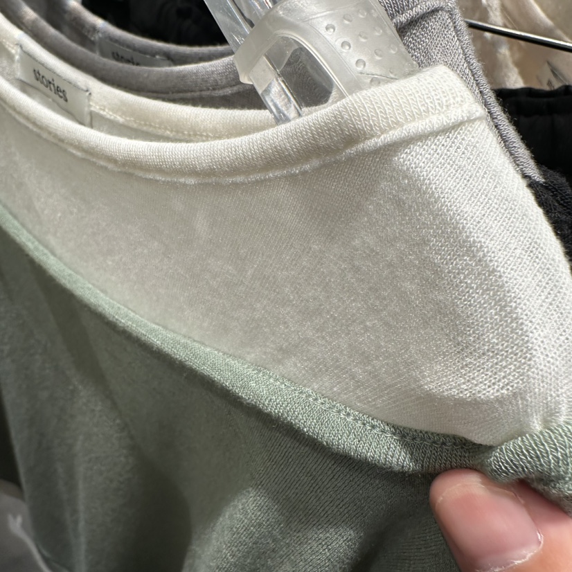 STORIES韓國代購㊣女士新款25秋冬職業休閑推薦長袖T恤假兩件STORIES長袖T恤