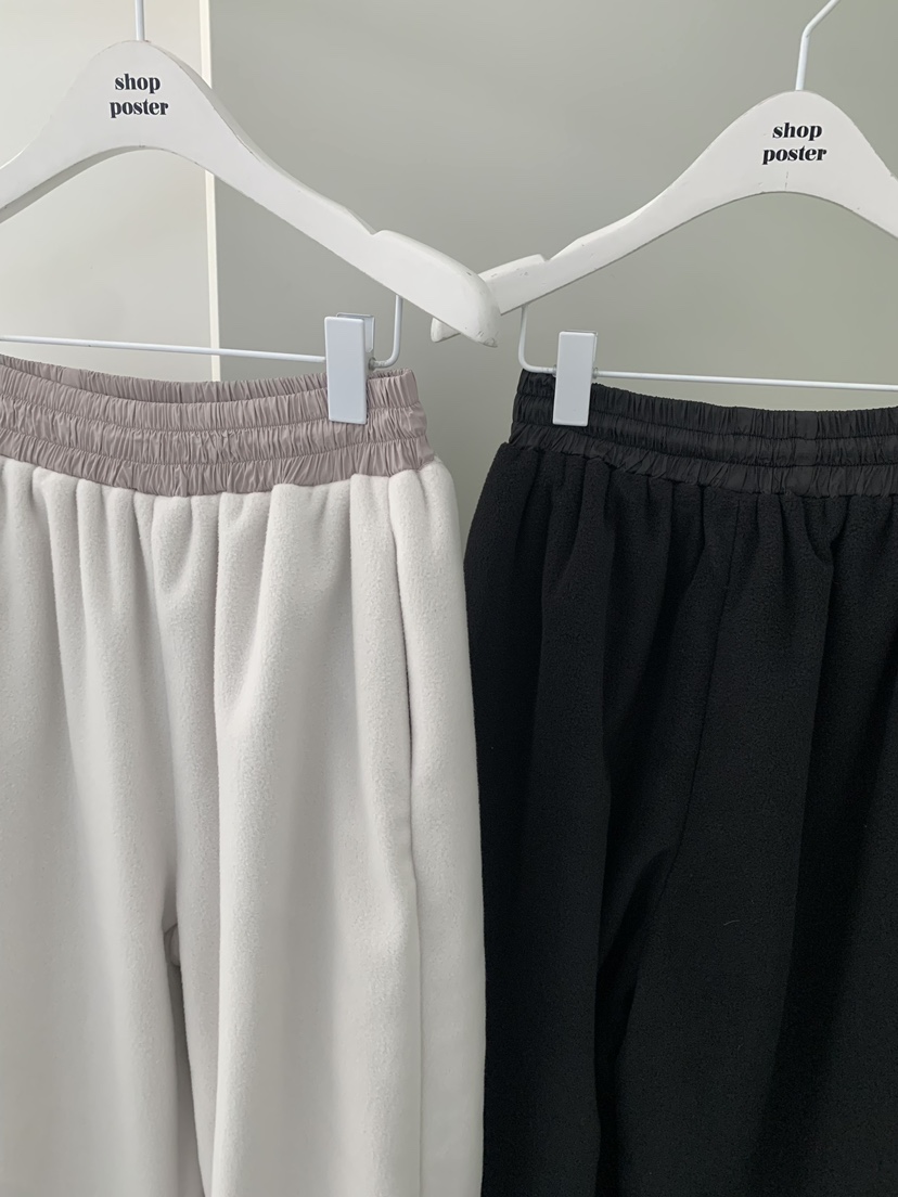 SHOP POSTER東大門㊣代購女裝新品25秋冬熱賣人氣休閑褲雙面SHOP_POSTER休閑褲