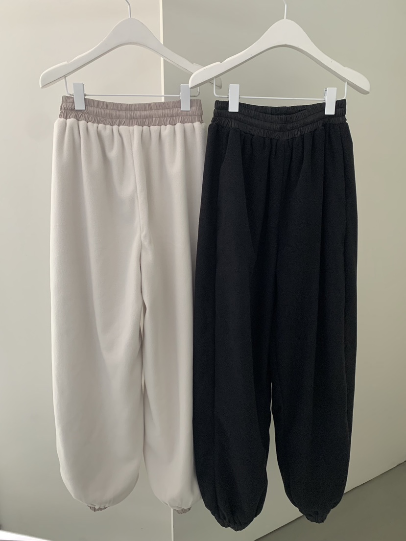 SHOP POSTER東大門㊣代購女裝新品25秋冬熱賣人氣休閑褲雙面SHOP_POSTER休閑褲