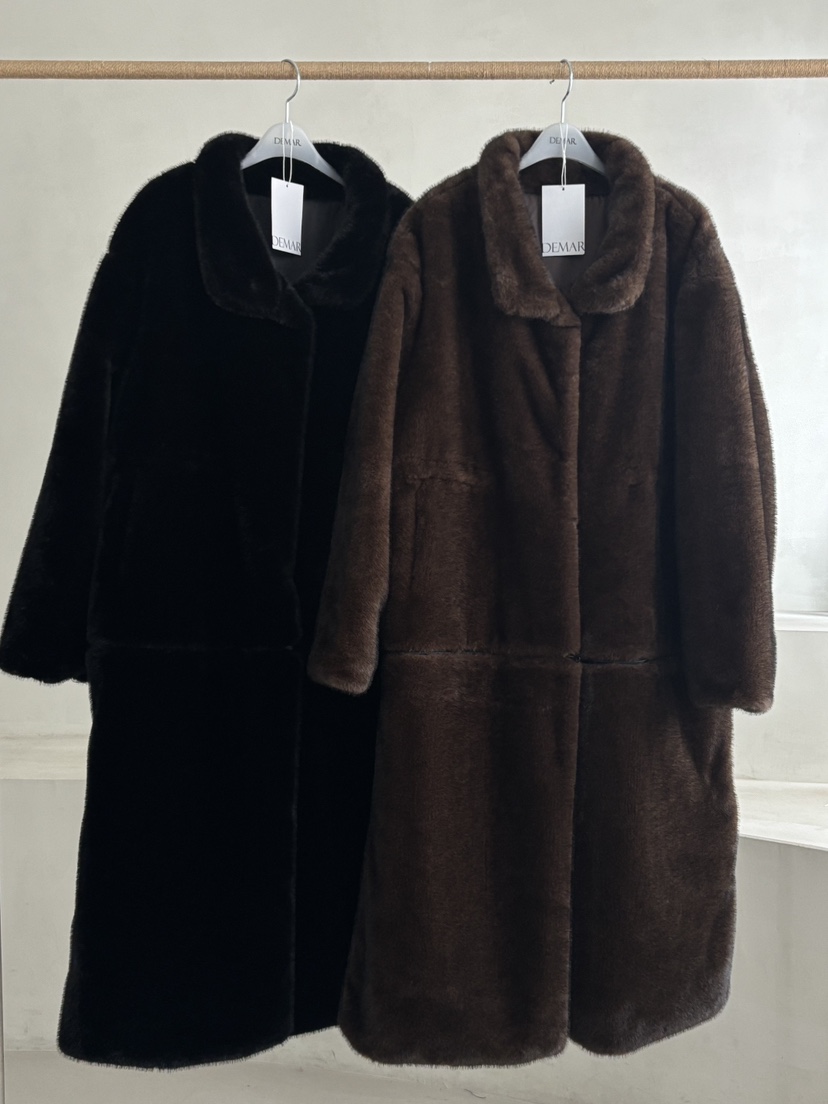 DEMAR東大門㊣直郵女士新款時尚人氣推薦中長款大衣可拆卸長款DEMAR中長款大衣