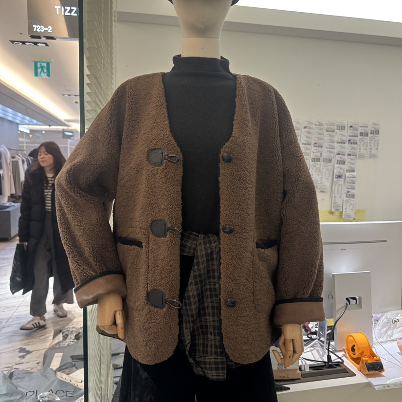 TIZZI韓國直郵㊣女士新品熱賣休閑人氣時尚25秋冬夾克不加棉TIZZI夾克圖色2