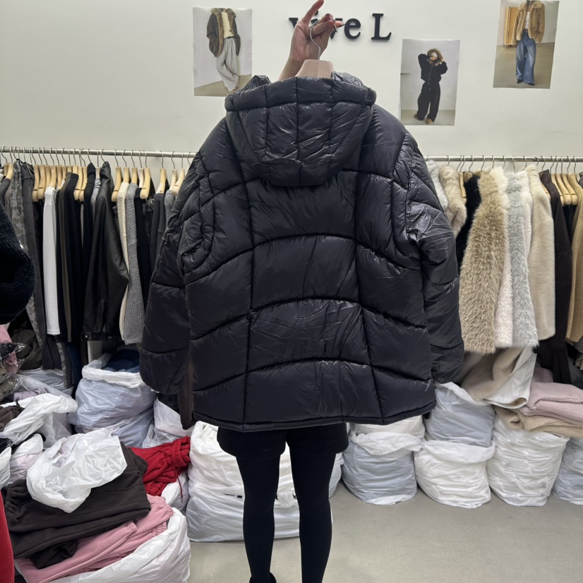 VIVEL東大門㊣直郵女士新款職業人氣休閑25秋冬短款棉服填充VIVEL短款棉服