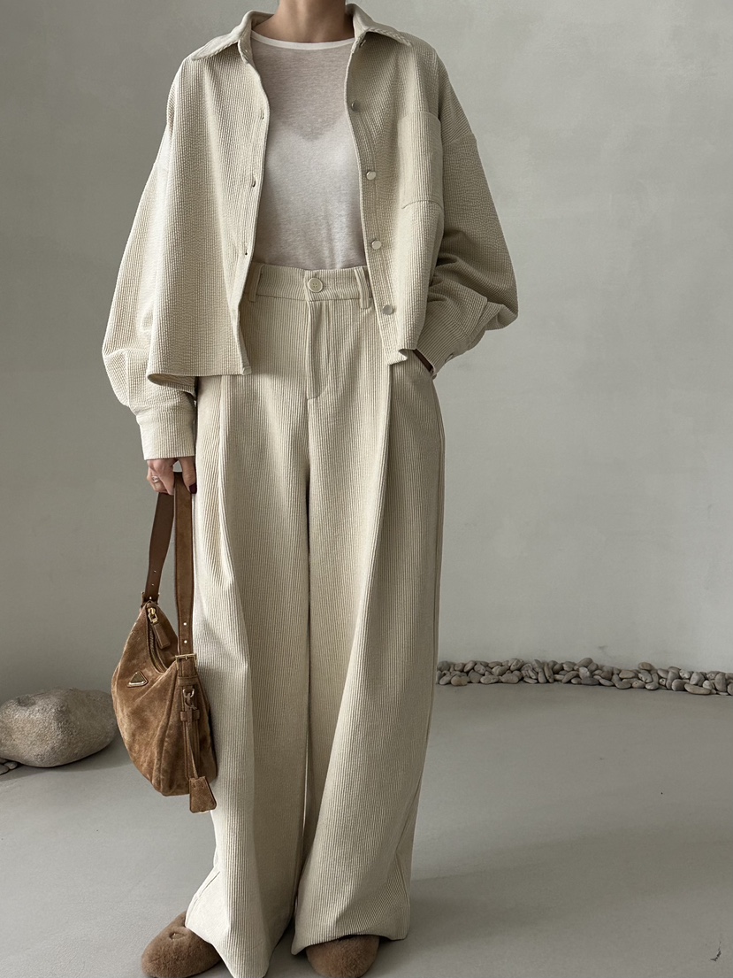 DEMAR韓國直郵㊣女裝新品25秋冬職業熱賣推薦襯衫蕾絲衫燈芯絨DEMAR襯衫/蕾絲衫