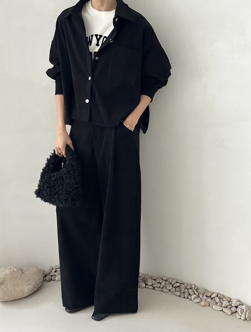 DEMAR韓國直郵㊣女裝新品25秋冬職業熱賣推薦襯衫蕾絲衫燈芯絨DEMAR襯衫/蕾絲衫