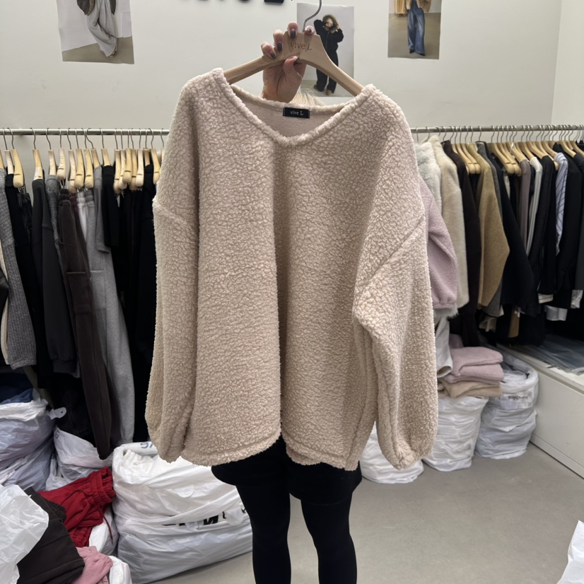 VIVEL東大門㊣直郵女士新品時尚休閑職業推薦25秋冬長袖T恤加絨VIVEL長袖T恤圖色1