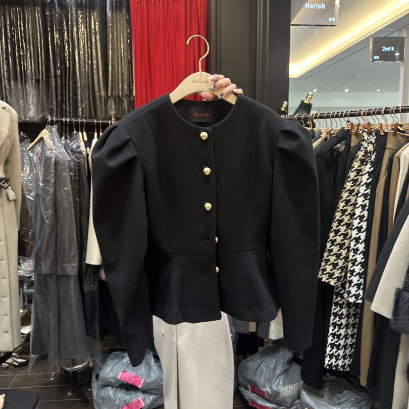 HERISH-HAUTE韓國代購㊣女裝新款時尚職業休閑人氣推薦夾克HERISH-HAUTE夾克圖色2