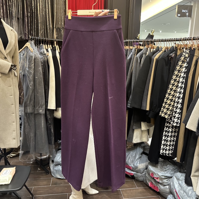 HERISH-HAUTE韓國直郵㊣女士新品推薦人氣時尚熱賣25秋冬休閑褲HERISH-HAUTE休閑褲圖色1