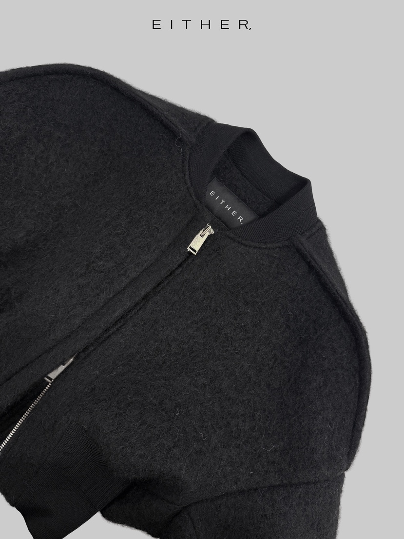 EITHER東大門㊣實拍女士新款熱賣休閑人氣推薦職業夾克羊駝EITHER夾克