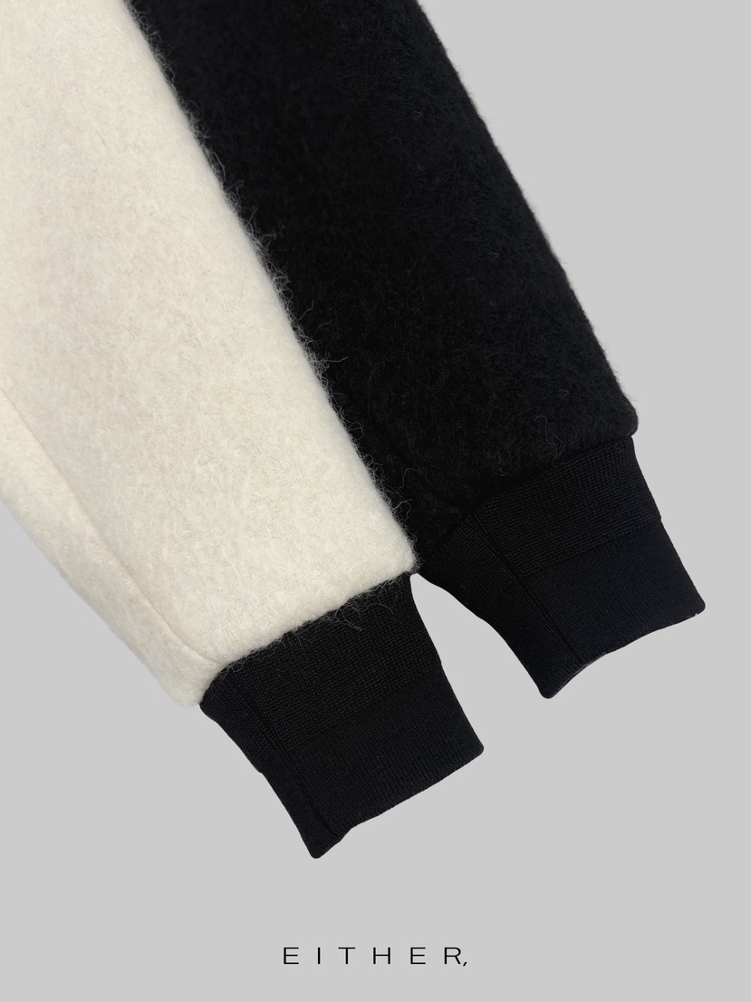 EITHER東大門㊣實拍女士新款熱賣休閑人氣推薦職業夾克羊駝EITHER夾克