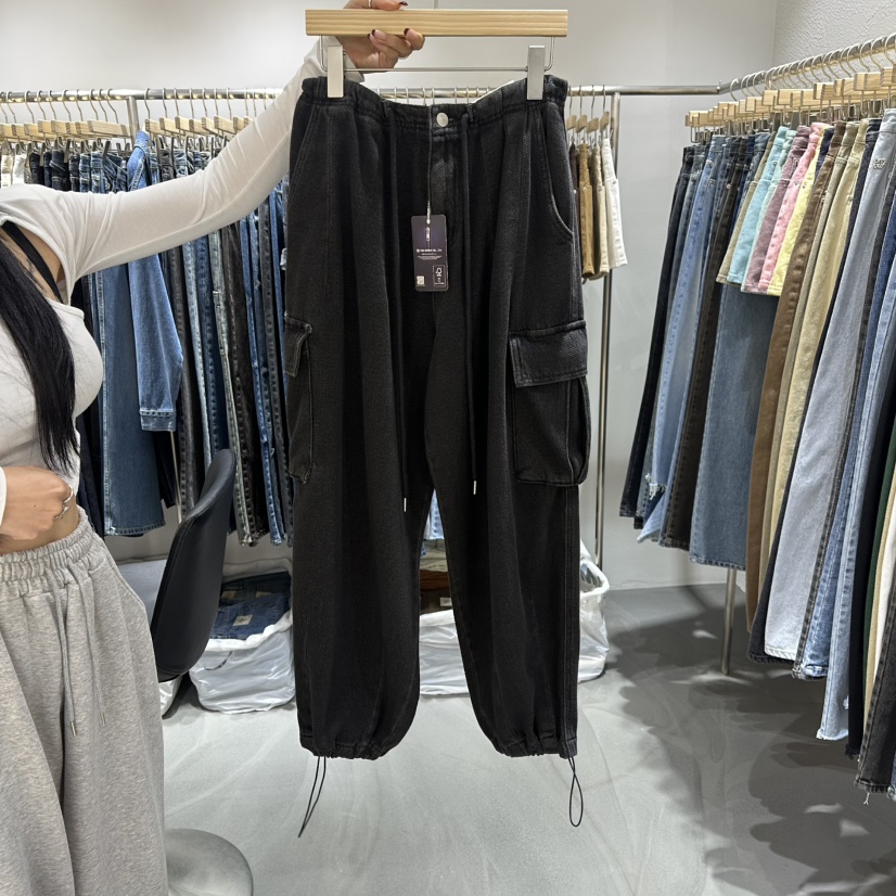 L'ETOILE韓國代購㊣女裝新品熱賣職業推薦人氣休閑時尚牛仔褲L'ETOILE牛仔褲圖色2