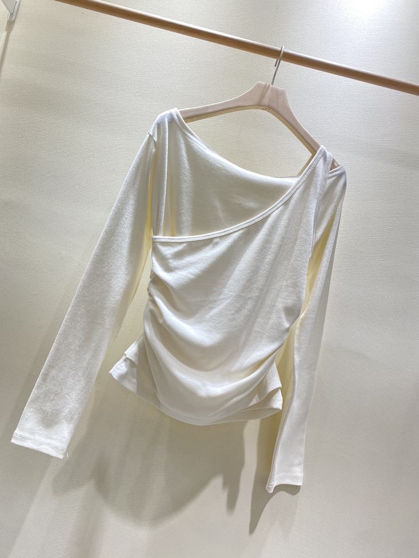 MINIQUEENS韓國代購㊣女士新品休閑時尚25秋冬職業熱賣長袖T恤MINIQUEENS長袖T恤