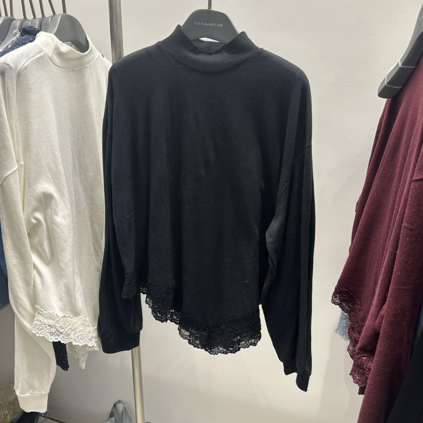 TARABY MOTION韓國代購㊣女裝新款人氣推薦時尚長袖T恤安哥拉TARABY MOTION長袖T恤圖色2