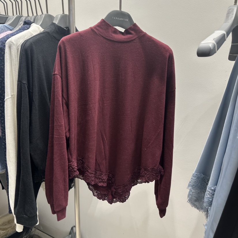 TARABY MOTION韓國代購㊣女裝新款人氣推薦時尚長袖T恤安哥拉TARABY MOTION長袖T恤圖色3