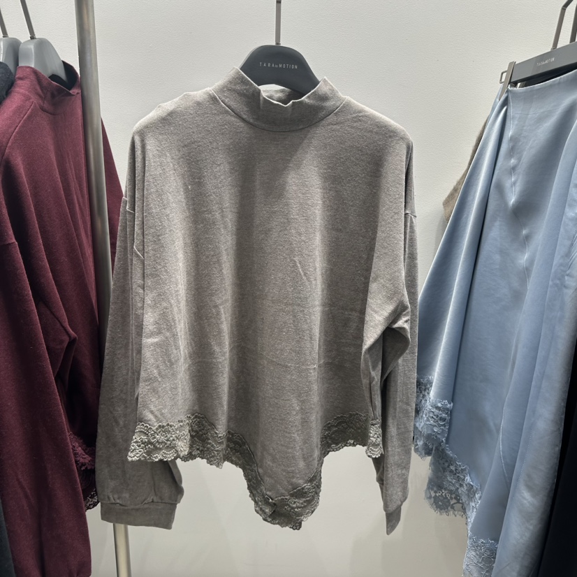 TARABY MOTION韓國代購㊣女裝新款人氣推薦時尚長袖T恤安哥拉TARABY MOTION長袖T恤圖色4