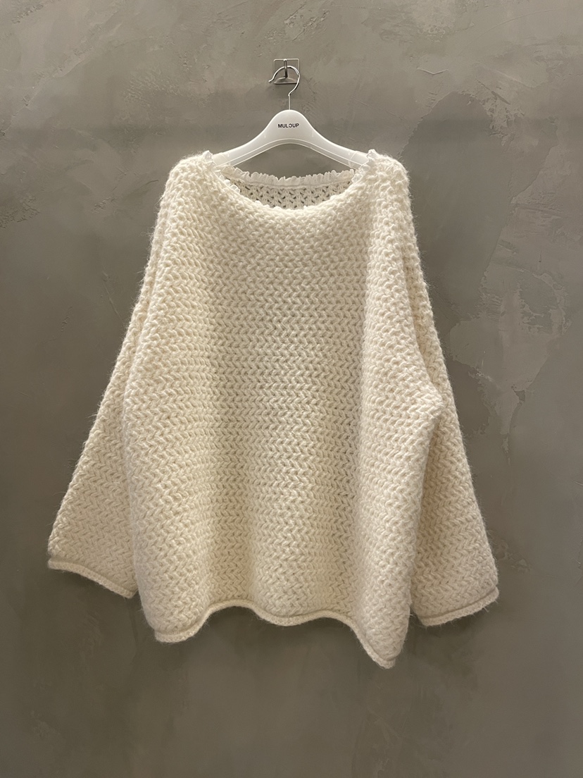 MULCUP東大門㊣實拍女裝新款職業時尚休閑25秋冬毛衣華夫格MULCUP毛衣圖色1