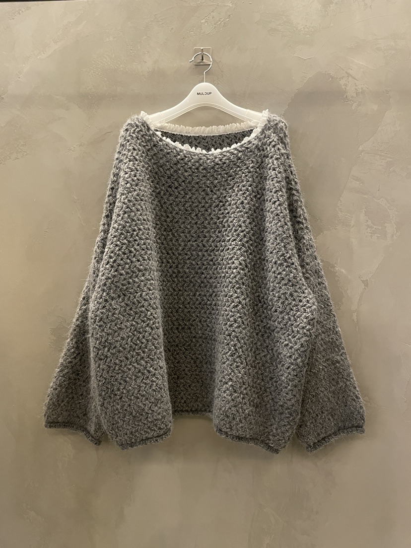 MULCUP東大門㊣實拍女裝新款職業時尚休閑25秋冬毛衣華夫格MULCUP毛衣圖色2