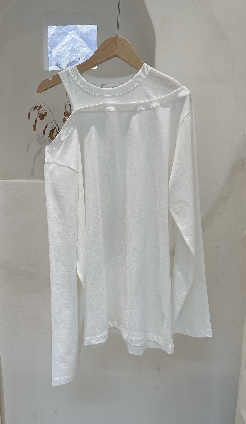 MINIQUEENS東大門㊣實拍女裝新款職業推薦熱賣25秋冬長袖T恤MINIQUEENS長袖T恤圖色1