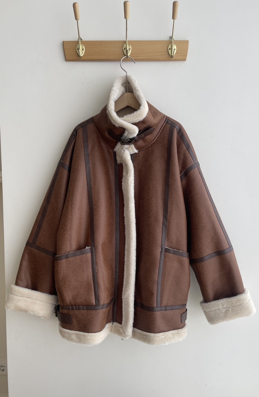 MINIQUEENS東大門㊣代購女士新款25秋冬熱賣人氣推薦時尚夾克MINIQUEENS夾克圖色1