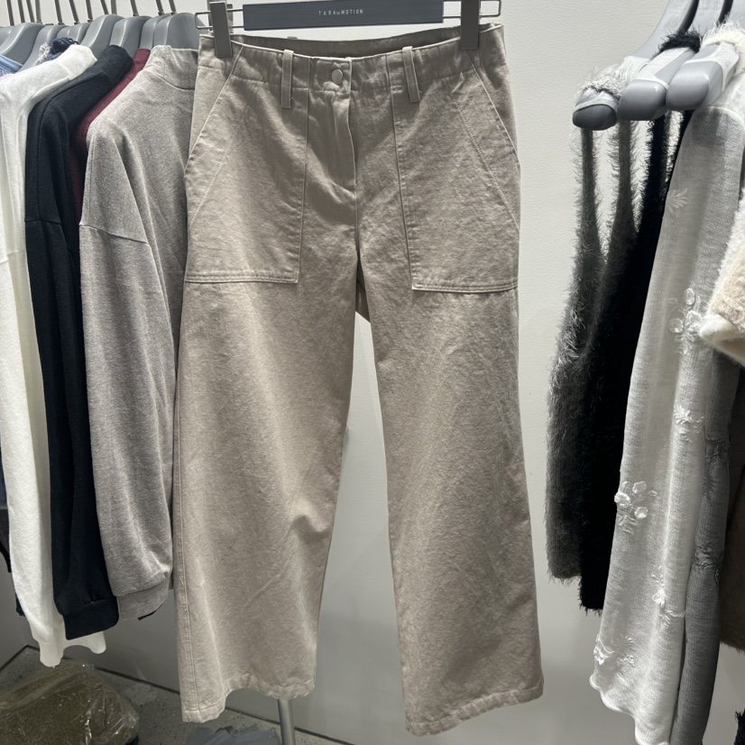 TARABY MOTION東大門㊣代購女裝新品推薦職業休閑休閑褲加絨TARABY MOTION休閑褲圖色1