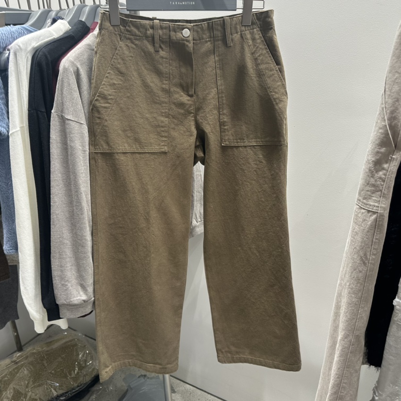 TARABY MOTION東大門㊣代購女裝新品推薦職業休閑休閑褲加絨TARABY MOTION休閑褲圖色2