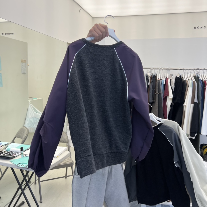 NON CLIP東大門㊣代購女裝新品休閑25秋冬職業熱賣時尚衛衣NON CLIP衛衣