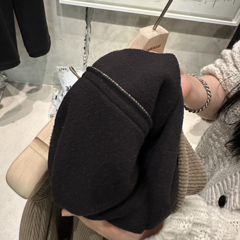 LAMAGIEPIE韓國代購㊣女士新品25秋冬時尚熱賣人氣推薦休閑褲LAMAGIE GREY休閑褲