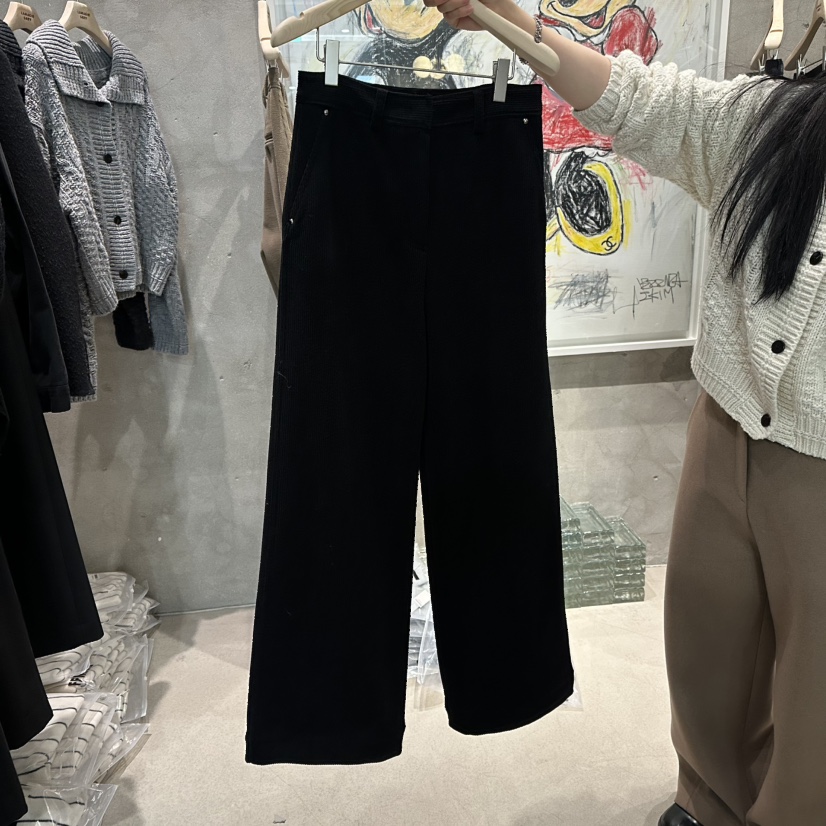 LAMAGIEPIE韓國代購㊣女士新品25秋冬時尚熱賣人氣推薦休閑褲LAMAGIE GREY休閑褲圖色2