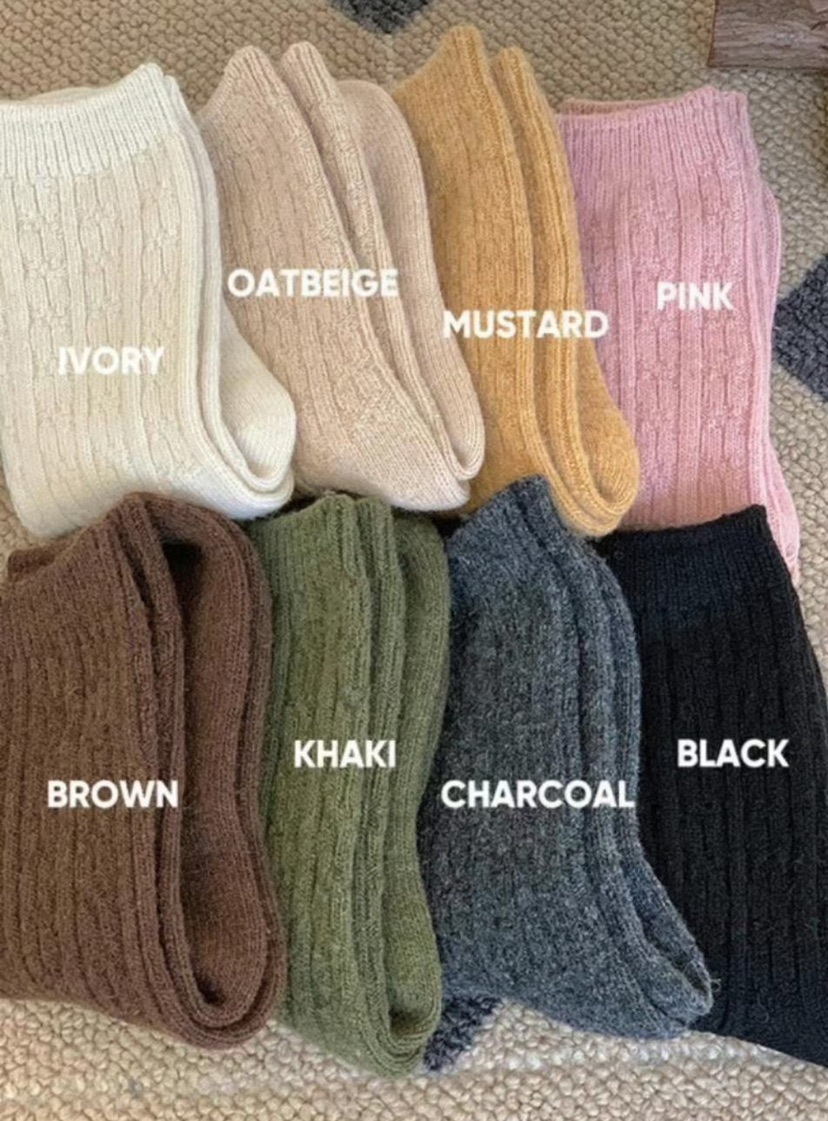 CACTUS-Q東大門㊣代購女裝新款25秋冬人氣職業推薦時尚襪子CACTUS十雙起/可混搭襪子圖色8左八色