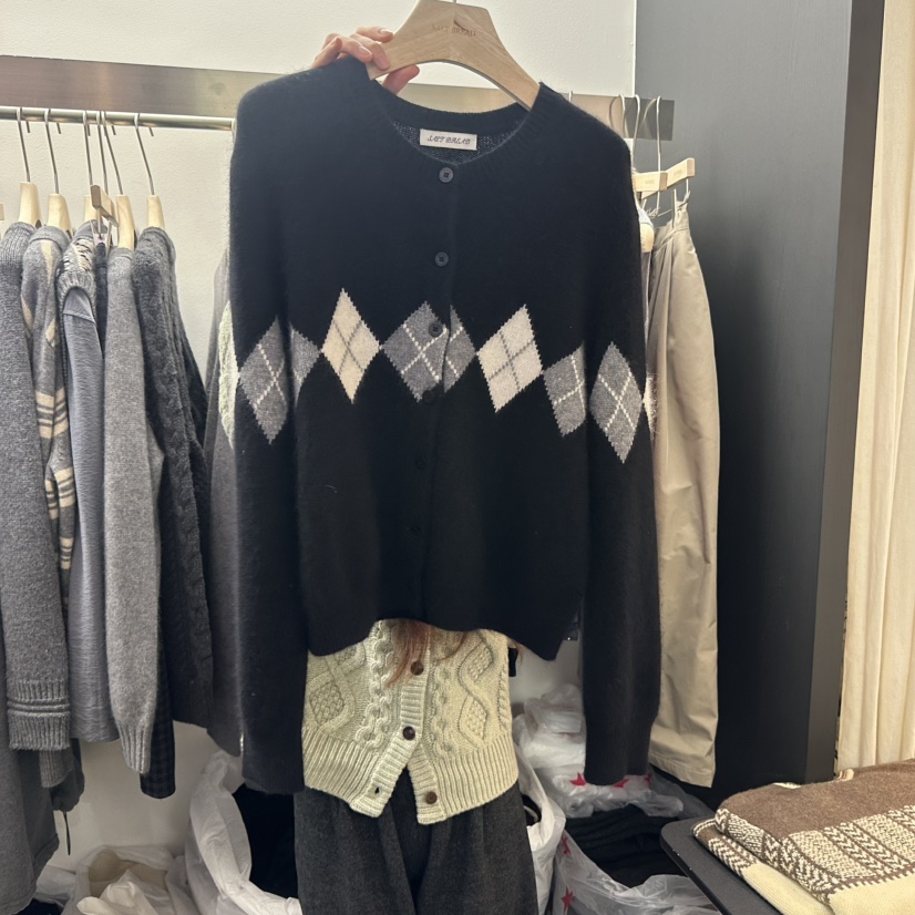 SALT BREAD東大門㊣代購女裝新款推薦人氣25秋冬熱賣休閑毛衣SALT BREAD毛衣圖色2