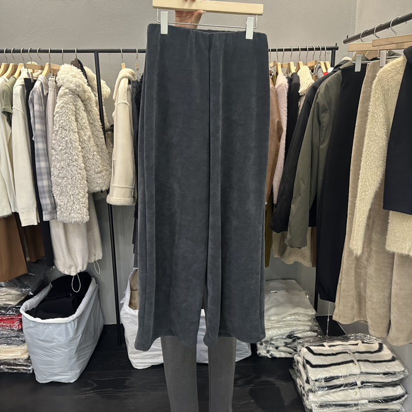 FLAMME TOIT東大門㊣實拍女裝新款推薦熱賣休閑休閑褲闊腿褲FLAMME TOIT休閑褲圖色2