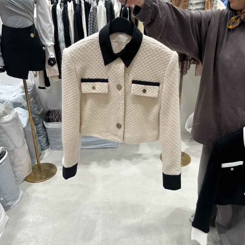 LOTTIMO東大門㊣實拍女士新品推薦熱賣時尚人氣職業25秋冬夾克LOTTIMO夾克圖色1