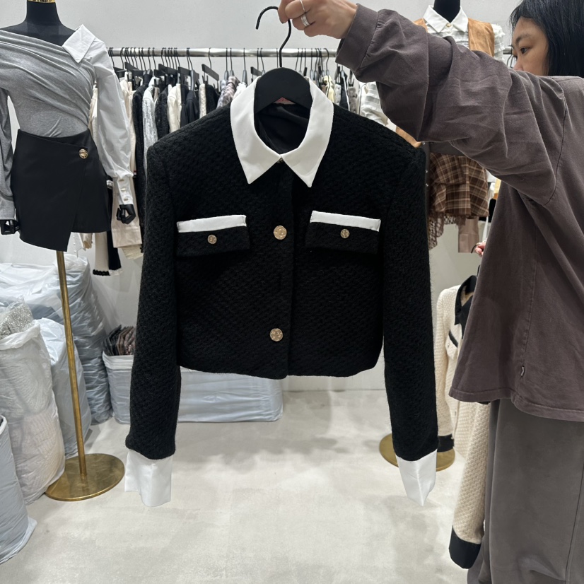 LOTTIMO東大門㊣實拍女士新品推薦熱賣時尚人氣職業25秋冬夾克LOTTIMO夾克圖色2