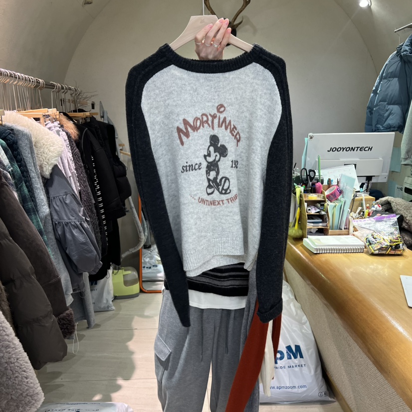 BLACKFRIDAY韓國代購㊣女裝新款25秋冬人氣職業休閑推薦針織衫BLACK FRIDAY針織衫圖色3