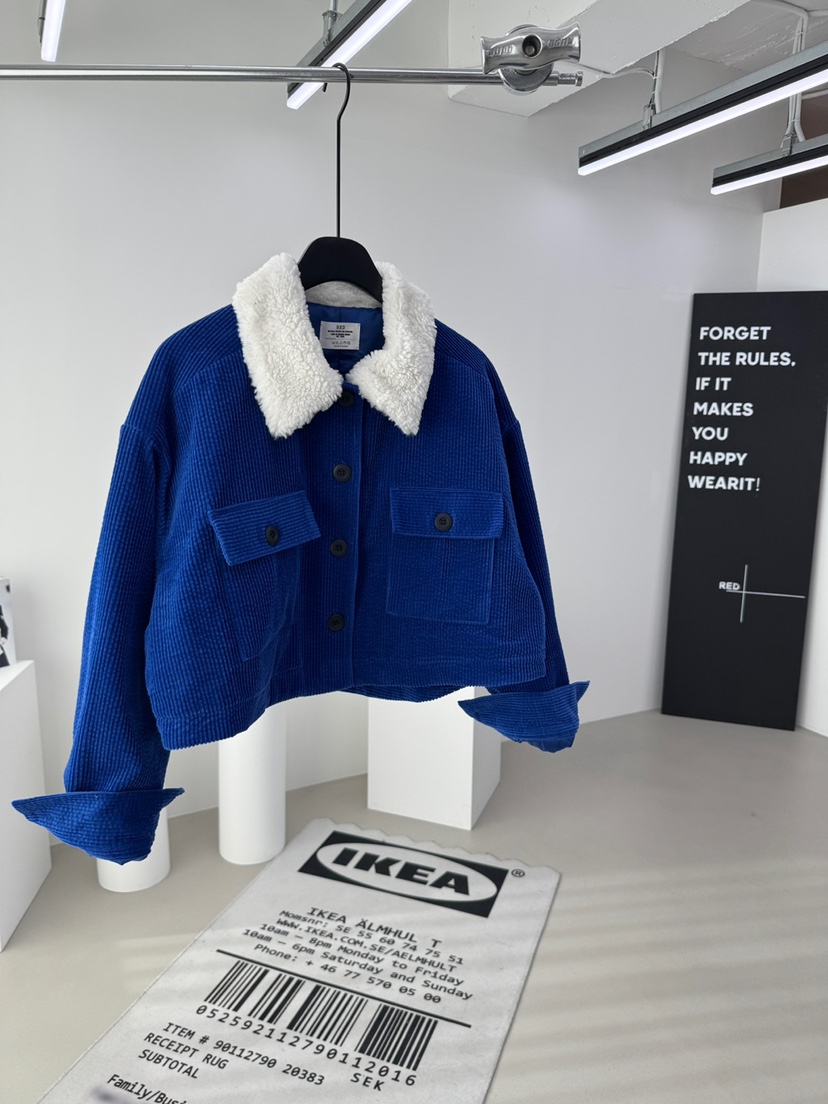 RED-A東大門㊣實拍女裝新款時尚人氣推薦職業25秋冬夾克羊毛RED-A夾克圖色1