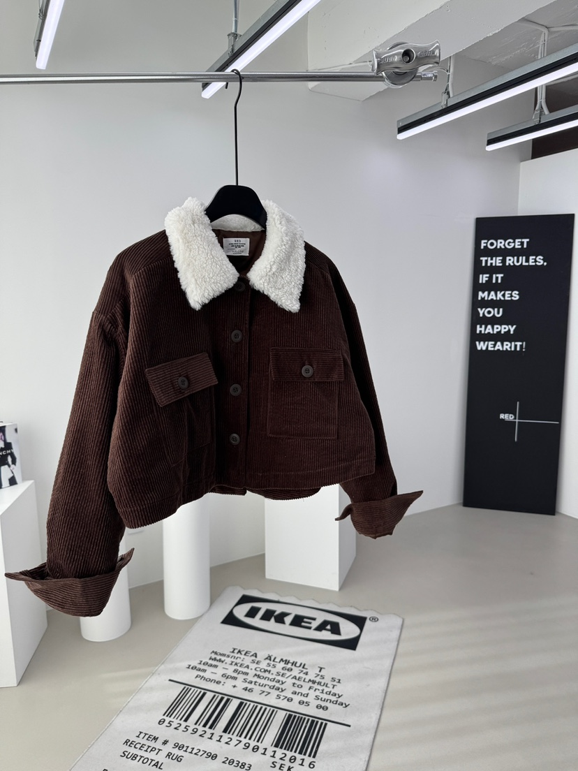 RED-A東大門㊣實拍女裝新款時尚人氣推薦職業25秋冬夾克羊毛RED-A夾克圖色2