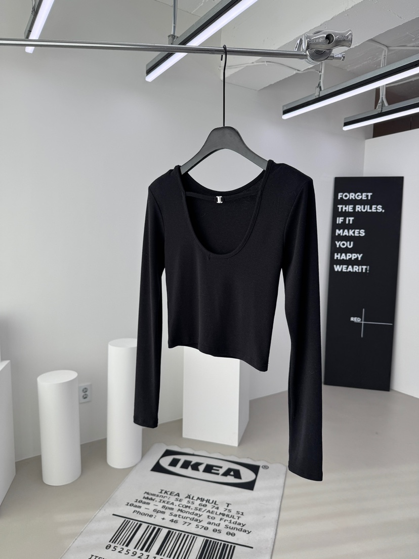 RED-A韓國直郵㊣女士新品職業推薦人氣時尚25秋冬熱賣長袖T恤RED-A長袖T恤圖色4