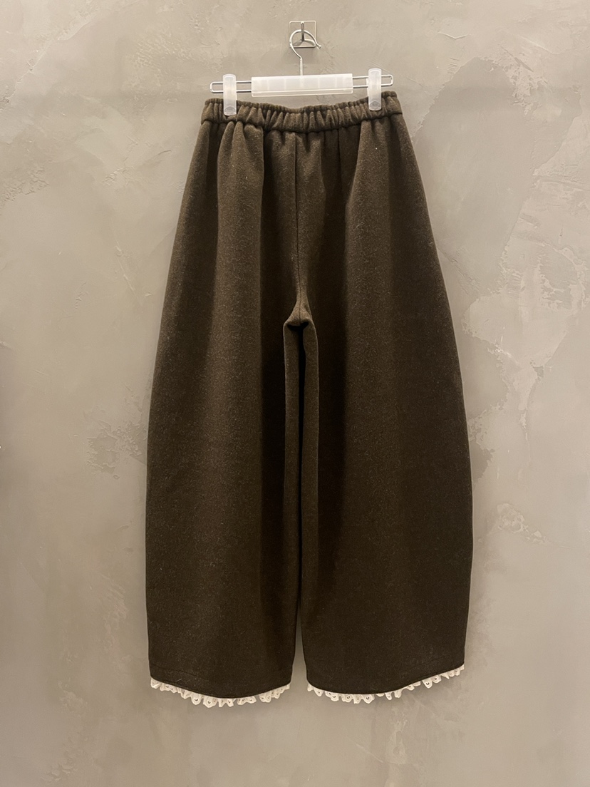 MULCUP韓國代購㊣女裝新品休閑25秋冬時尚人氣推薦休閑褲羊毛MULCUP休閑褲