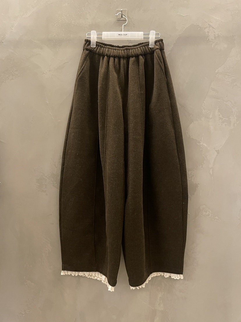 MULCUP韓國代購㊣女裝新品休閑25秋冬時尚人氣推薦休閑褲羊毛MULCUP休閑褲圖色1