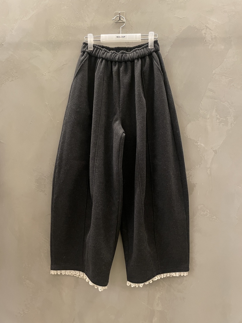 MULCUP韓國代購㊣女裝新品休閑25秋冬時尚人氣推薦休閑褲羊毛MULCUP休閑褲圖色2