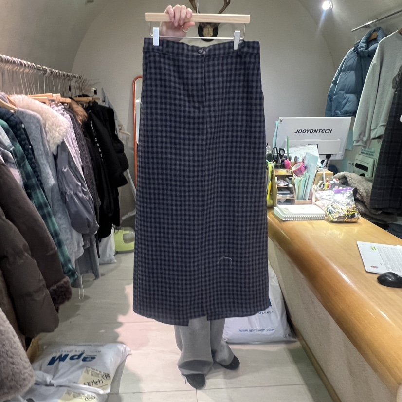 BLACKFRIDAY東大門㊣實拍女士新款時尚推薦休閑職業長裙口袋BLACK FRIDAY長裙圖色2