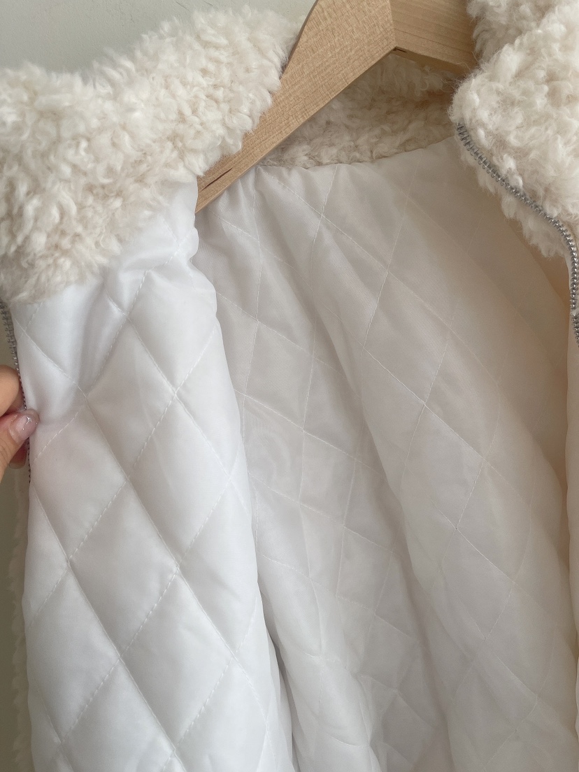 MINIQUEENS韓國代購㊣女士新款職業時尚推薦25秋冬夾克毛絨高領MINIQUEENS夾克